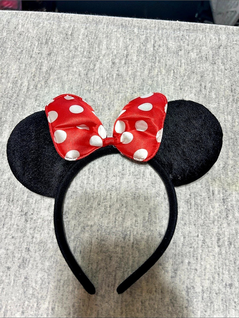 Minnie Mouse Polka Dot Bow Ear Headband Mouse Ears Headband